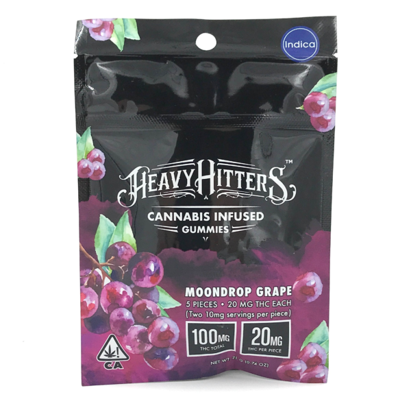 Buy Heavy hitters Moondrop Grape Gummies